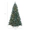 Best Choice Products Pre-Lit Pre-Decorated Holiday Christmas Pine Tree w/ Lights, Base – Blue Spruce
